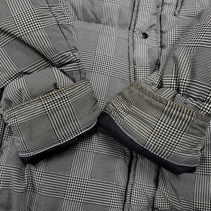 【現状渡し品】【メンズ】 NITROW ナイトロウ CHECK DOWN JACKET NW042-JK15 チェック ダウン ジャケット アウター 142-260105-ay-03-izu サイズ：XL カラー：グレー 万代Net店