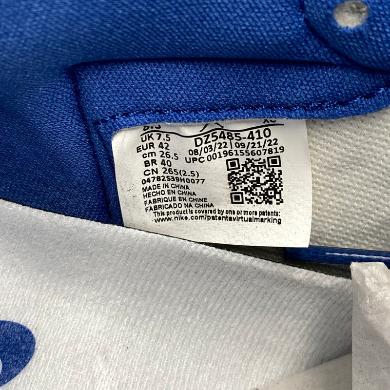 【中古美品】【メンズ】 NIKE ナイキ AIR JORDAN 1 RETRO HIGH OG DZ5485-410 エア ジョーダン 1 レトロ ハイ OG スニーカー シューズ 靴 160-251208-as-19-izu サイズ：26.5cm カラー：TRUE BLUE/WHITE-CEMENT GREY 万代Net店