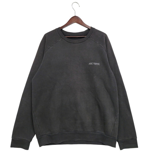 【中古品】【メンズ】 ARC'TERYX アークテリクス WORD EMBLEM CREW 27823 ワードエンブレムクルー スウェット 長袖 トップス 144-251209-as-03-izu サイズ：L カラー：ブラック 万代Net店