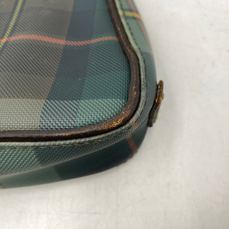 【中古品】【レディース】 LAUREN RALPH LAUREN ローレン ラルフ ローレン TARTAN CHECK HOBO BAG タータン チェック ホーボー バッグ カバン 鞄 188-251211-ya-28-izu カラー：マルチ 万代Net店