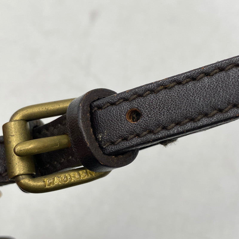 【中古品】【レディース】 LAUREN RALPH LAUREN ローレン ラルフ ローレン TARTAN CHECK HOBO BAG タータン チェック ホーボー バッグ カバン 鞄 188-251211-ya-28-izu カラー：マルチ 万代Net店