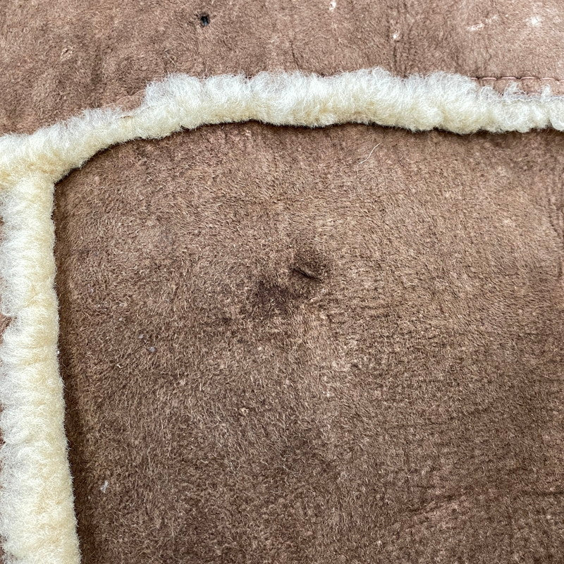 【現状渡し品】【メンズ】 VINTAGE ビンテージ 推定70S～ MOUTON COAT ムートン コート アウター 146-251211-ya-20-izu サイズ：38 カラー：ブラウン 万代Net店