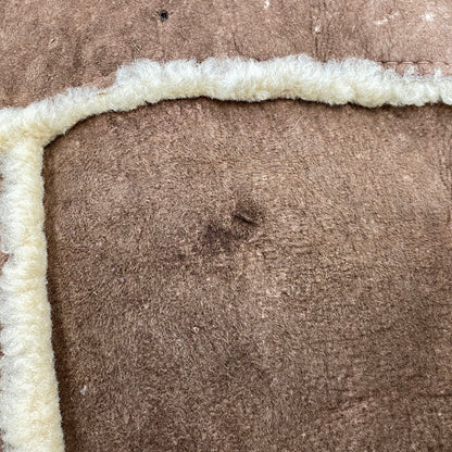 【現状渡し品】【メンズ】 VINTAGE ビンテージ 推定70S～ MOUTON COAT ムートン コート アウター 146-251211-ya-20-izu サイズ：38 カラー：ブラウン 万代Net店