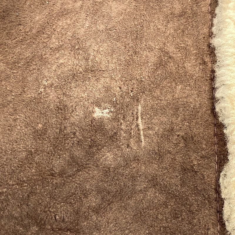 【現状渡し品】【メンズ】 VINTAGE ビンテージ 推定70S～ MOUTON COAT ムートン コート アウター 146-251211-ya-20-izu サイズ：38 カラー：ブラウン 万代Net店