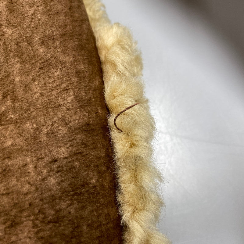 【現状渡し品】【メンズ】 VINTAGE ビンテージ 推定70S～ MOUTON COAT ムートン コート アウター 146-251211-ya-20-izu サイズ：38 カラー：ブラウン 万代Net店