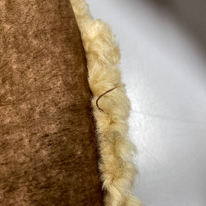 【現状渡し品】【メンズ】 VINTAGE ビンテージ 推定70S～ MOUTON COAT ムートン コート アウター 146-251211-ya-20-izu サイズ：38 カラー：ブラウン 万代Net店