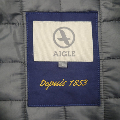 【中古品】【メンズ】 AIGLE エーグル 8504-07412 QUILTING LINER MODS COAT キルティングライナーモッズコート 長袖 アウター 144-251212-kh-03-izu サイズ：L カラー：ネイビー 万代Net店