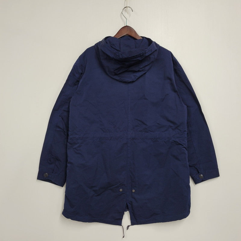 【中古品】【メンズ】 AIGLE エーグル 8504-07412 QUILTING LINER MODS COAT キルティングライナーモッズコート 長袖 アウター 144-251212-kh-03-izu サイズ：L カラー：ネイビー 万代Net店