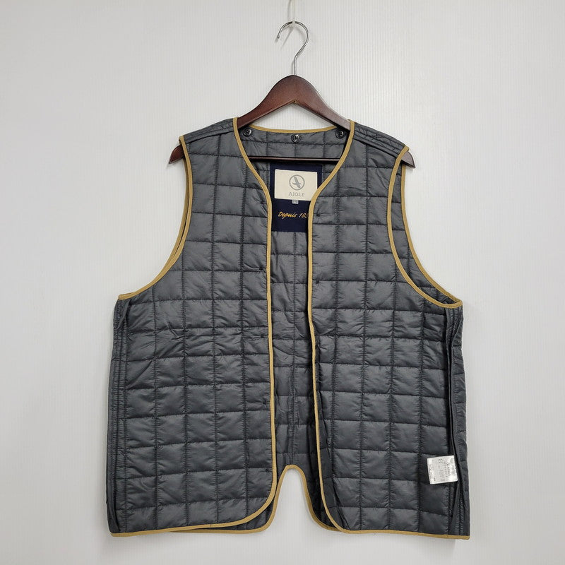 【中古品】【メンズ】 AIGLE エーグル 8504-07412 QUILTING LINER MODS COAT キルティングライナーモッズコート 長袖 アウター 144-251212-kh-03-izu サイズ：L カラー：ネイビー 万代Net店