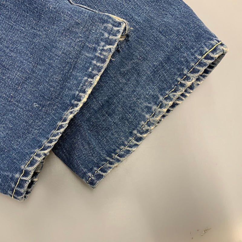 【現状渡し品】【メンズ】 Levi's リーバイス BIG-E DENIM PANTS デニムパンツ 刻印5 42TALONジッパー 脇割 バックポケット裏シングル ジーンズ ボトムス 157-251208-as-14-izu カラー：インディゴ 万代Net店