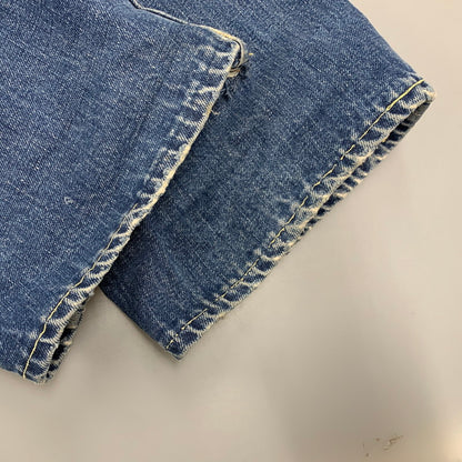 【現状渡し品】【メンズ】 Levi's リーバイス BIG-E DENIM PANTS デニムパンツ 刻印5 42TALONジッパー 脇割 バックポケット裏シングル ジーンズ ボトムス 157-251208-as-14-izu カラー：インディゴ 万代Net店