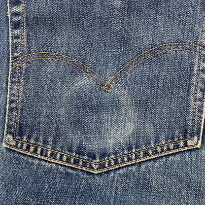 【現状渡し品】【メンズ】 Levi's リーバイス BIG-E DENIM PANTS デニムパンツ 刻印5 42TALONジッパー 脇割 バックポケット裏シングル ジーンズ ボトムス 157-251208-as-14-izu カラー：インディゴ 万代Net店