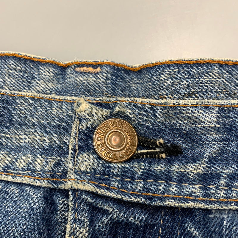 【現状渡し品】【メンズ】 Levi's リーバイス BIG-E DENIM PANTS デニムパンツ 刻印5 42TALONジッパー 脇割 バックポケット裏シングル ジーンズ ボトムス 157-251208-as-14-izu カラー：インディゴ 万代Net店