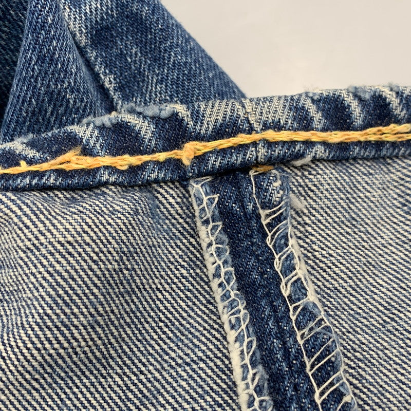 【現状渡し品】【メンズ】 Levi's リーバイス BIG-E DENIM PANTS デニムパンツ 刻印5 42TALONジッパー 脇割 バックポケット裏シングル ジーンズ ボトムス 157-251208-as-14-izu カラー：インディゴ 万代Net店