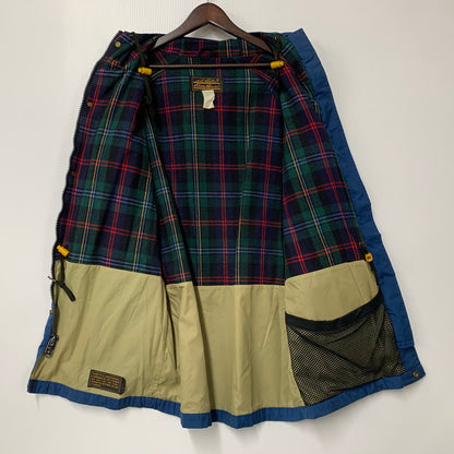 【中古品】【メンズ】 CHECK LINER MOUNTAIN PARKA チェック ライナー マウンテンパーカ 黒タグ ジャケット アウター 144-251208-as-05-izu カラー：ブルー 万代Net店
