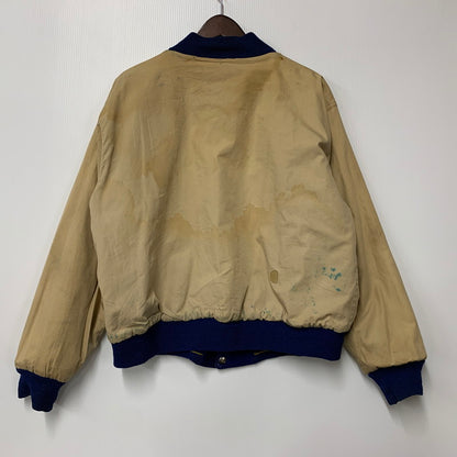 【現状渡し品】【メンズ】 USED VINTAGE NOTRE DAME WOOL STADIUM JACKET ウール スタジアムジャケット スタジャン アウター 146-251208-as-01-izu カラー：ブルー×イエロー 万代Net店
