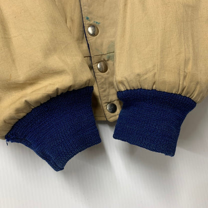 【現状渡し品】【メンズ】 USED VINTAGE NOTRE DAME WOOL STADIUM JACKET ウール スタジアムジャケット スタジャン アウター 146-251208-as-01-izu カラー：ブルー×イエロー 万代Net店
