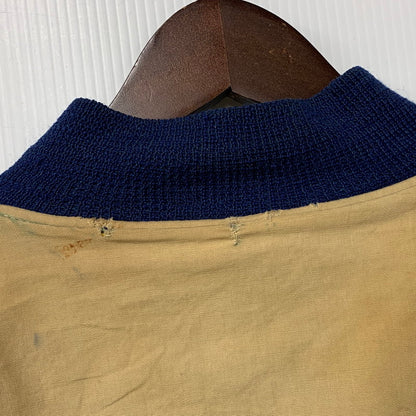 【現状渡し品】【メンズ】 USED VINTAGE NOTRE DAME WOOL STADIUM JACKET ウール スタジアムジャケット スタジャン アウター 146-251208-as-01-izu カラー：ブルー×イエロー 万代Net店