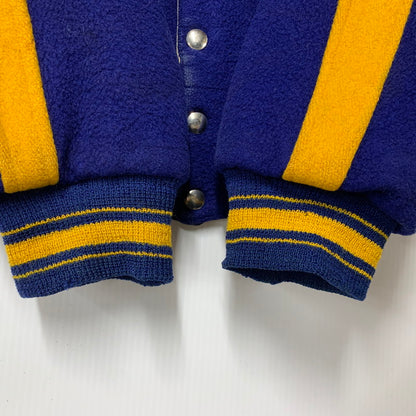 【現状渡し品】【メンズ】 USED VINTAGE NOTRE DAME WOOL STADIUM JACKET ウール スタジアムジャケット スタジャン アウター 146-251208-as-01-izu カラー：ブルー×イエロー 万代Net店