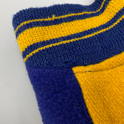 【現状渡し品】【メンズ】 USED VINTAGE NOTRE DAME WOOL STADIUM JACKET ウール スタジアムジャケット スタジャン アウター 146-251208-as-01-izu カラー：ブルー×イエロー 万代Net店