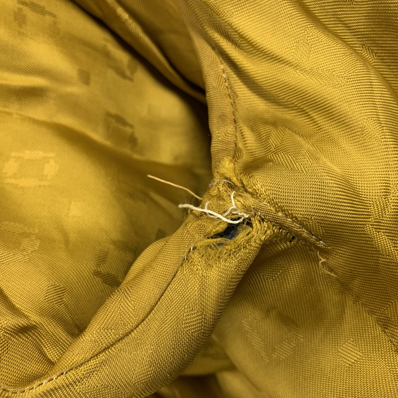 【現状渡し品】【メンズ】 USED VINTAGE N LEATHER×WOOL STADIUM JACKET レザー ウール スタジアム ジャケット スタジャン アウター 146-251208-as-02-izu カラー：ネイビー系 万代Net店