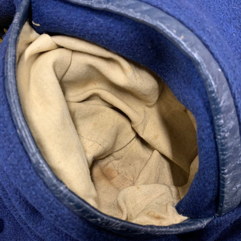 【現状渡し品】【メンズ】 USED VINTAGE N LEATHER×WOOL STADIUM JACKET レザー ウール スタジアム ジャケット スタジャン アウター 146-251208-as-02-izu カラー：ネイビー系 万代Net店
