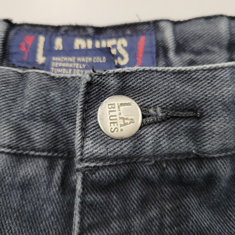 【現状渡し品】【メンズ】 L.A.BLUES BUGGY DENIM PANTS バギーデニムパンツ 香港製 ボトムス 157-251216-as-14-izu サイズ：30 カラー：ネイビー系 万代Net店