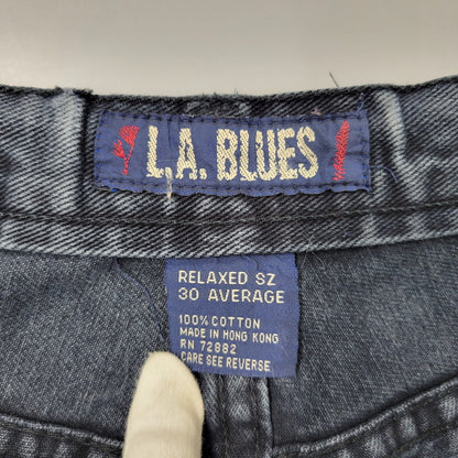 【現状渡し品】【メンズ】 L.A.BLUES BUGGY DENIM PANTS バギーデニムパンツ 香港製 ボトムス 157-251216-as-14-izu サイズ：30 カラー：ネイビー系 万代Net店