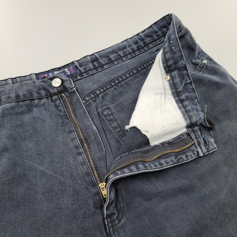 【現状渡し品】【メンズ】 L.A.BLUES BUGGY DENIM PANTS バギーデニムパンツ 香港製 ボトムス 157-251216-as-14-izu サイズ：30 カラー：ネイビー系 万代Net店