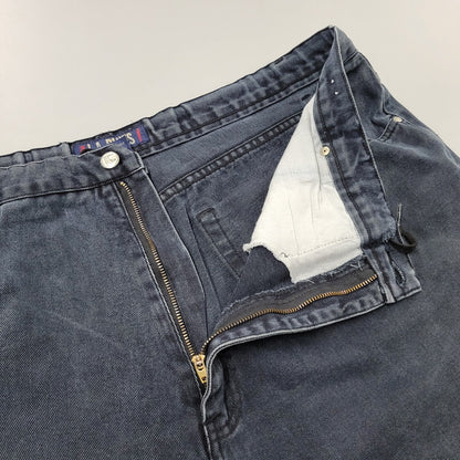 【現状渡し品】【メンズ】 L.A.BLUES BUGGY DENIM PANTS バギーデニムパンツ 香港製 ボトムス 157-251216-as-14-izu サイズ：30 カラー：ネイビー系 万代Net店