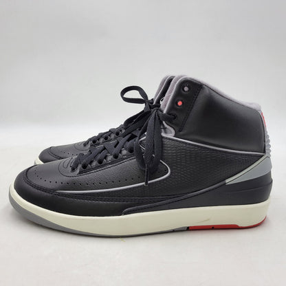 【中古美品】【メンズ】 NIKE ナイキ AIR JORDAN 2 RETRO DR8884-001 エア ジョーダン 2 レトロ スニーカー シューズ 靴 160-251209-as-12-izu サイズ：28.5cm カラー：BLACK/CEMENT GREY-FIRE RED-SAIL 万代Net店