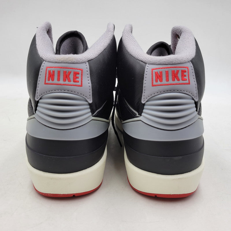 【中古美品】【メンズ】 NIKE ナイキ AIR JORDAN 2 RETRO DR8884-001 エア ジョーダン 2 レトロ スニーカー シューズ 靴 160-251209-as-12-izu サイズ：28.5cm カラー：BLACK/CEMENT GREY-FIRE RED-SAIL 万代Net店