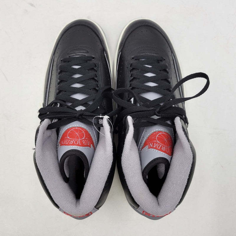 【中古美品】【メンズ】 NIKE ナイキ AIR JORDAN 2 RETRO DR8884-001 エア ジョーダン 2 レトロ スニーカー シューズ 靴 160-251209-as-12-izu サイズ：28.5cm カラー：BLACK/CEMENT GREY-FIRE RED-SAIL 万代Net店