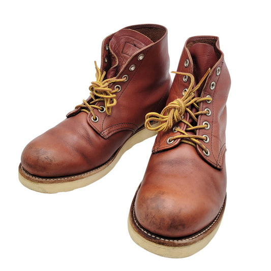 【現状渡し品】【メンズ】 RED WING レッドウィング IRISH SETTER 8166 アイリッシュセッター 刺繍羽タグ ブーツ シューズ 靴 164-251215-as-07-izu サイズ：8.5 カラー：ブラウン 万代Net店