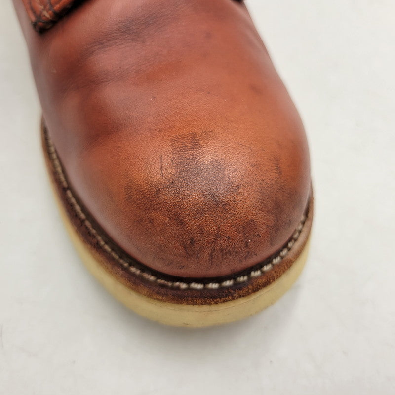 【現状渡し品】【メンズ】 RED WING レッドウィング IRISH SETTER 8166 アイリッシュセッター 刺繍羽タグ ブーツ シューズ 靴 164-251215-as-07-izu サイズ：8.5 カラー：ブラウン 万代Net店