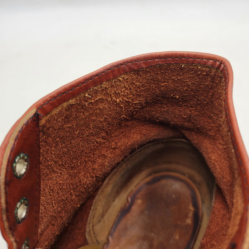 【現状渡し品】【メンズ】 RED WING レッドウィング IRISH SETTER 8166 アイリッシュセッター 刺繍羽タグ ブーツ シューズ 靴 164-251215-as-07-izu サイズ：8.5 カラー：ブラウン 万代Net店
