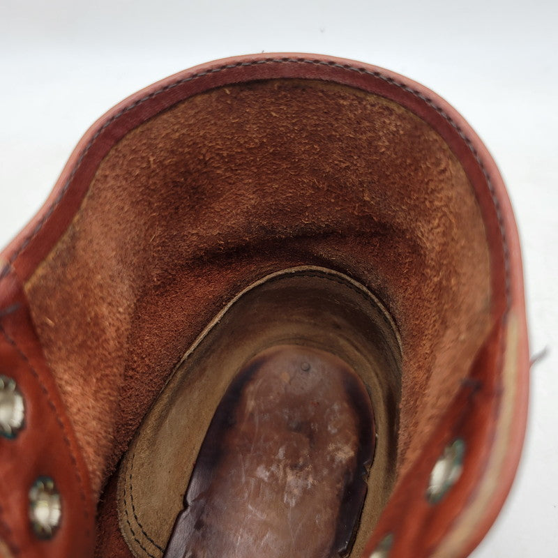 【現状渡し品】【メンズ】 RED WING レッドウィング IRISH SETTER 8166 アイリッシュセッター 刺繍羽タグ ブーツ シューズ 靴 164-251215-as-07-izu サイズ：8.5 カラー：ブラウン 万代Net店