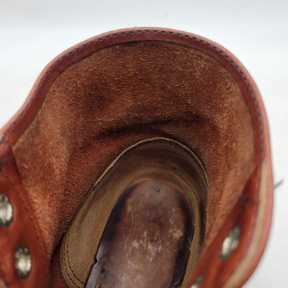 【現状渡し品】【メンズ】 RED WING レッドウィング IRISH SETTER 8166 アイリッシュセッター 刺繍羽タグ ブーツ シューズ 靴 164-251215-as-07-izu サイズ：8.5 カラー：ブラウン 万代Net店