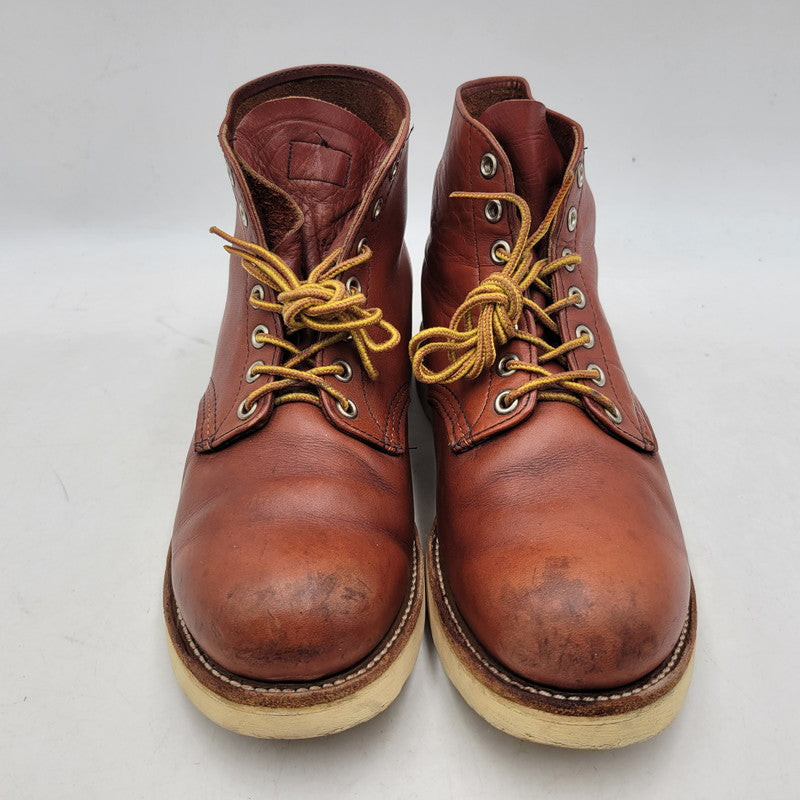 【現状渡し品】【メンズ】 RED WING レッドウィング IRISH SETTER 8166 アイリッシュセッター 刺繍羽タグ ブーツ シューズ 靴 164-251215-as-07-izu サイズ：8.5 カラー：ブラウン 万代Net店
