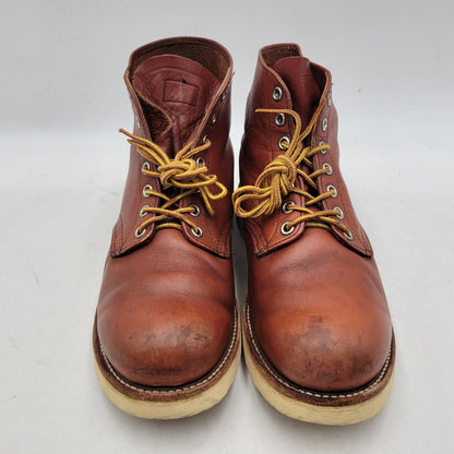 【現状渡し品】【メンズ】 RED WING レッドウィング IRISH SETTER 8166 アイリッシュセッター 刺繍羽タグ ブーツ シューズ 靴 164-251215-as-07-izu サイズ：8.5 カラー：ブラウン 万代Net店