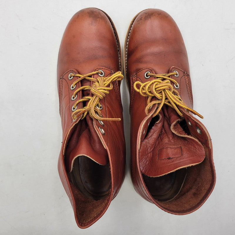 【現状渡し品】【メンズ】 RED WING レッドウィング IRISH SETTER 8166 アイリッシュセッター 刺繍羽タグ ブーツ シューズ 靴 164-251215-as-07-izu サイズ：8.5 カラー：ブラウン 万代Net店
