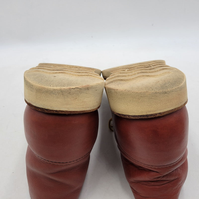 【現状渡し品】【メンズ】 RED WING レッドウィング IRISH SETTER 8166 アイリッシュセッター 刺繍羽タグ ブーツ シューズ 靴 164-251215-as-07-izu サイズ：8.5 カラー：ブラウン 万代Net店