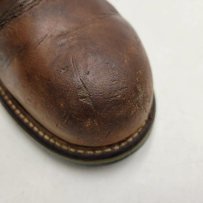 【現状渡し品】【メンズ】 RED WING レッドウィング LACE UP BOOTS レースアップ ブーツ プリント羽タグ USA表記 シューズ 靴 164-251215-as-05-izu サイズ：7D カラー：ブラウン 万代Net店