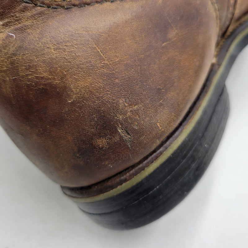 【現状渡し品】【メンズ】 RED WING レッドウィング LACE UP BOOTS レースアップ ブーツ プリント羽タグ USA表記 シューズ 靴 164-251215-as-05-izu サイズ：7D カラー：ブラウン 万代Net店