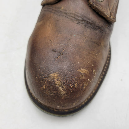 【現状渡し品】【メンズ】 RED WING レッドウィング LACE UP BOOTS レースアップ ブーツ プリント羽タグ USA表記 シューズ 靴 164-251215-as-05-izu サイズ：7D カラー：ブラウン 万代Net店