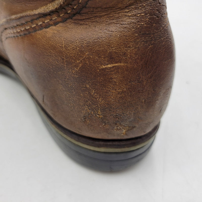 【現状渡し品】【メンズ】 RED WING レッドウィング LACE UP BOOTS レースアップ ブーツ プリント羽タグ USA表記 シューズ 靴 164-251215-as-05-izu サイズ：7D カラー：ブラウン 万代Net店