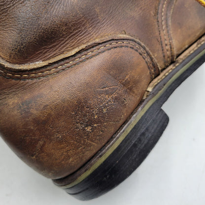 【現状渡し品】【メンズ】 RED WING レッドウィング LACE UP BOOTS レースアップ ブーツ プリント羽タグ USA表記 シューズ 靴 164-251215-as-05-izu サイズ：7D カラー：ブラウン 万代Net店