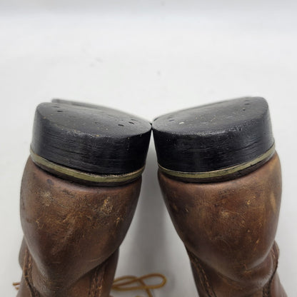 【現状渡し品】【メンズ】 RED WING レッドウィング LACE UP BOOTS レースアップ ブーツ プリント羽タグ USA表記 シューズ 靴 164-251215-as-05-izu サイズ：7D カラー：ブラウン 万代Net店