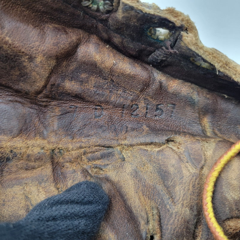 【現状渡し品】【メンズ】 RED WING レッドウィング LACE UP BOOTS レースアップ ブーツ プリント羽タグ USA表記 シューズ 靴 164-251215-as-05-izu サイズ：7D カラー：ブラウン 万代Net店