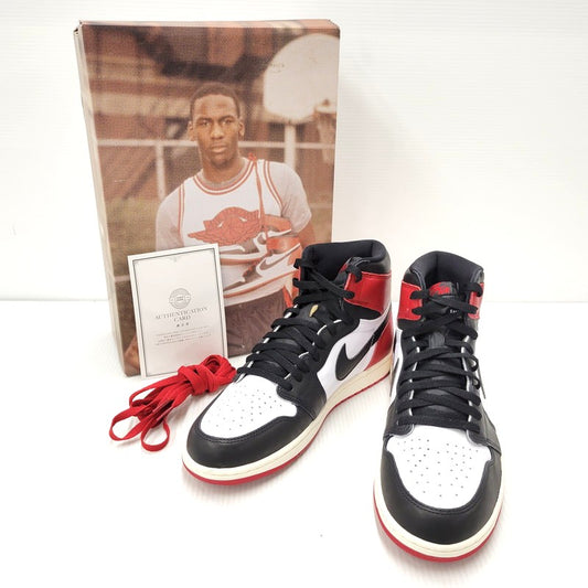 【中古美品】【メンズ】 NIKE ナイキ AIR JORDAN 1 RETRO HIGH OG DZ5485-106 エア ジョーダン 1 レトロ ハイ OG スニーカー シューズ 靴 160-251209-as-11-izu サイズ：29cm カラー：WHITE/BLACK-VARSITY RED-SAIL 万代Net店